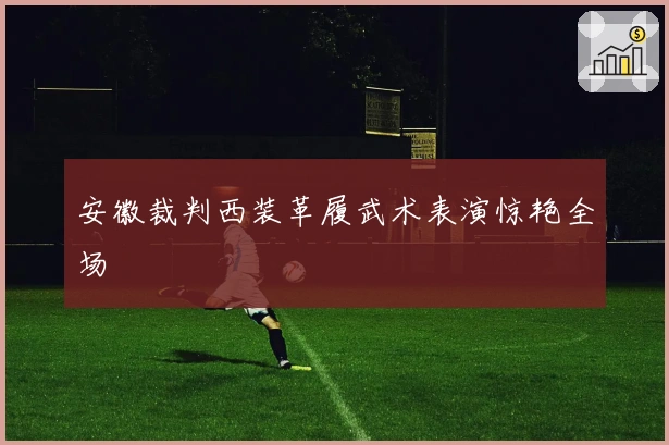 安徽裁判西装革履武术表演惊艳全场